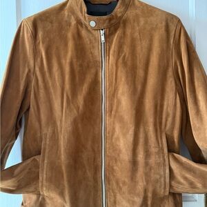 Theory Tan Suede Jacket